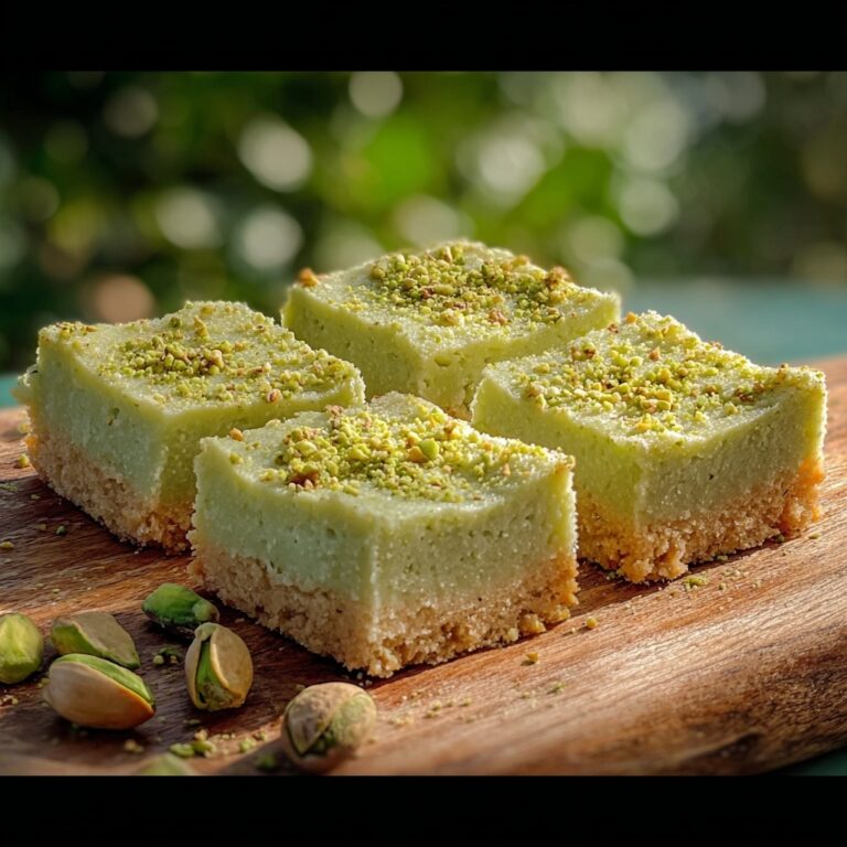 Buttery Pistachio Sugar Cookie Bars Recipe