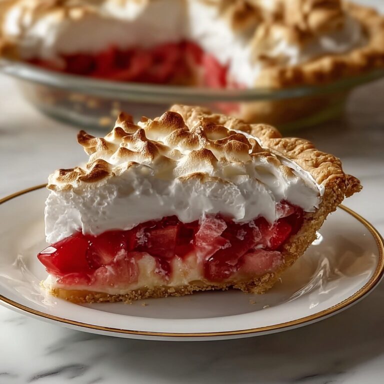 Rhubarb Meringue Pie Recipe