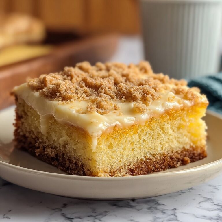 Lemon Cream Cheese Coffee Cake Recipe