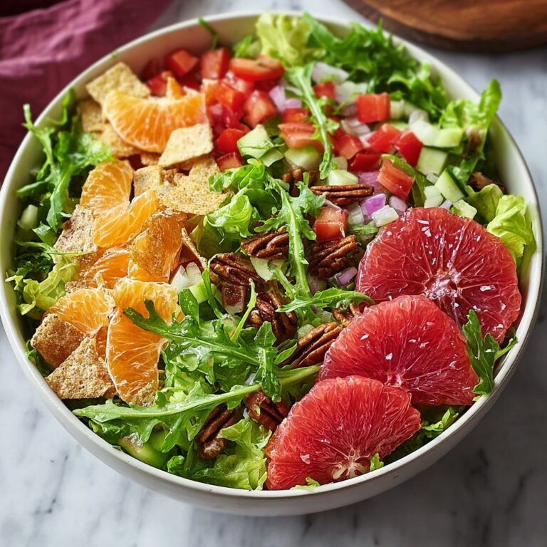 Citrus Arugula Salad with Goat Cheese and Toasted Nuts Recipe