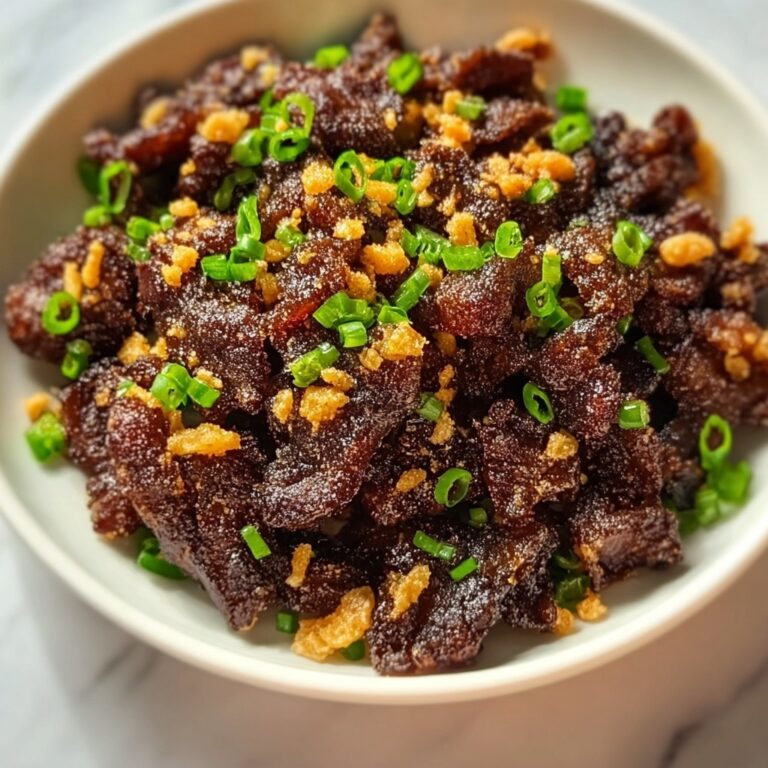 Crispy Fried Garlic Beef Recipe