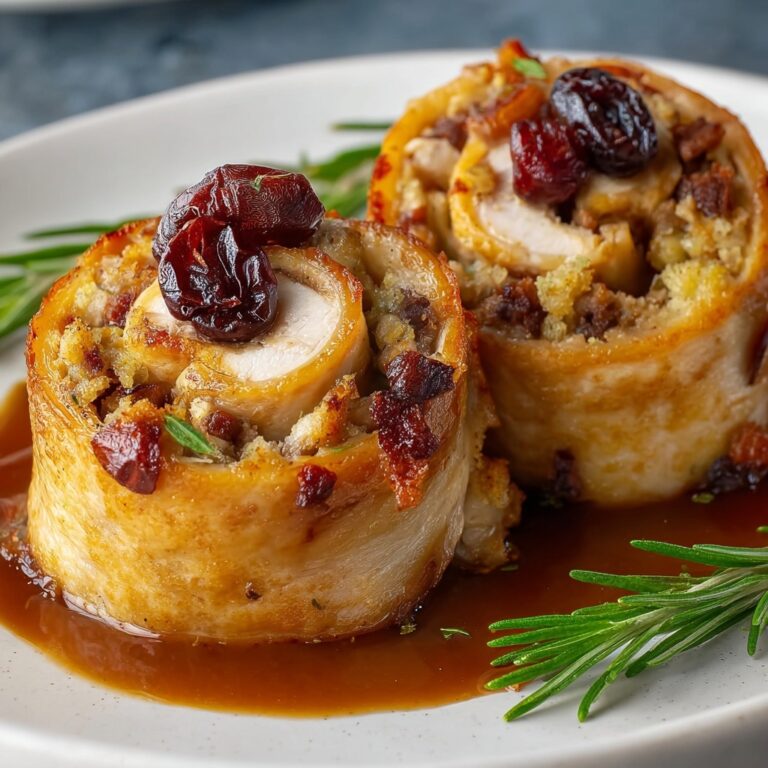 Turkey & Stuffing Roll-Ups Recipe