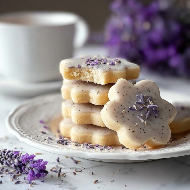 Lavender Shortbread Cookies Recipe