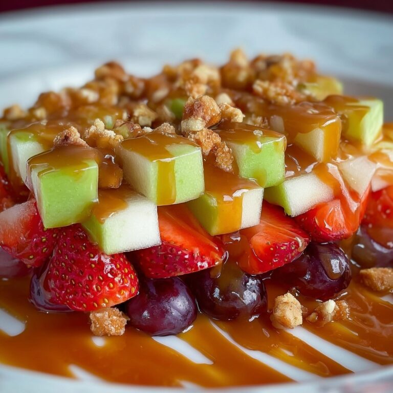 Caramel Crunch Cheesecake Fruit Salad Recipe