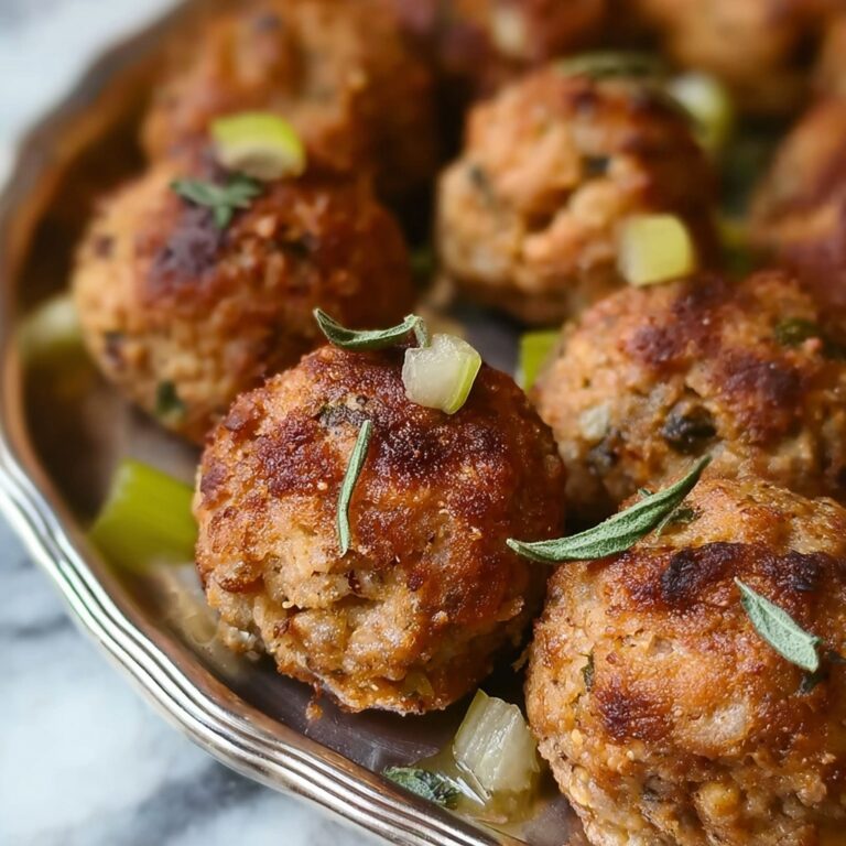 Turkey Stuffing Balls Recipe