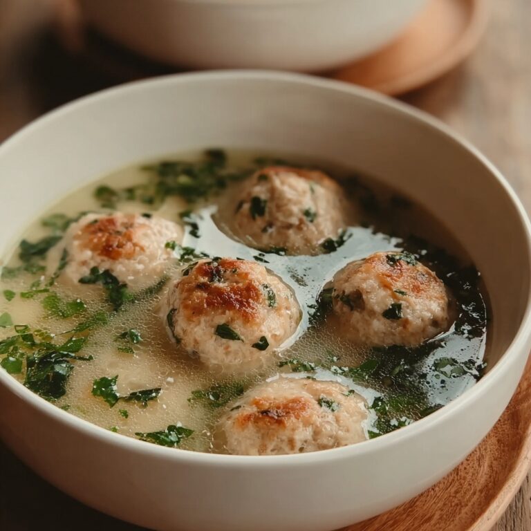 Mini Turkey Meatball Italian Wedding Soup Recipe