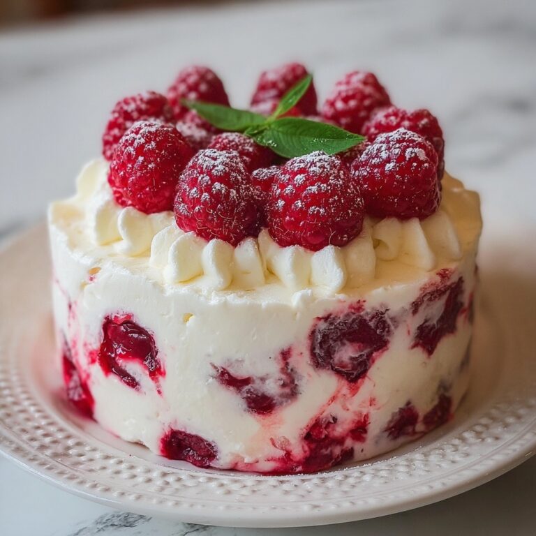 Irresistible Raspberry Ripple Ice Cream Cake Recipe