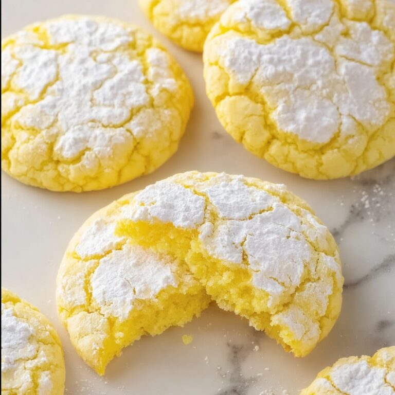 Lemon Crinkle Cookies Recipe