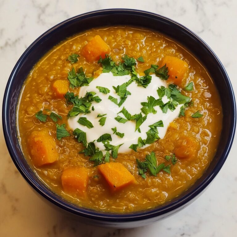Spiced Pumpkin Lentil Soup Recipe