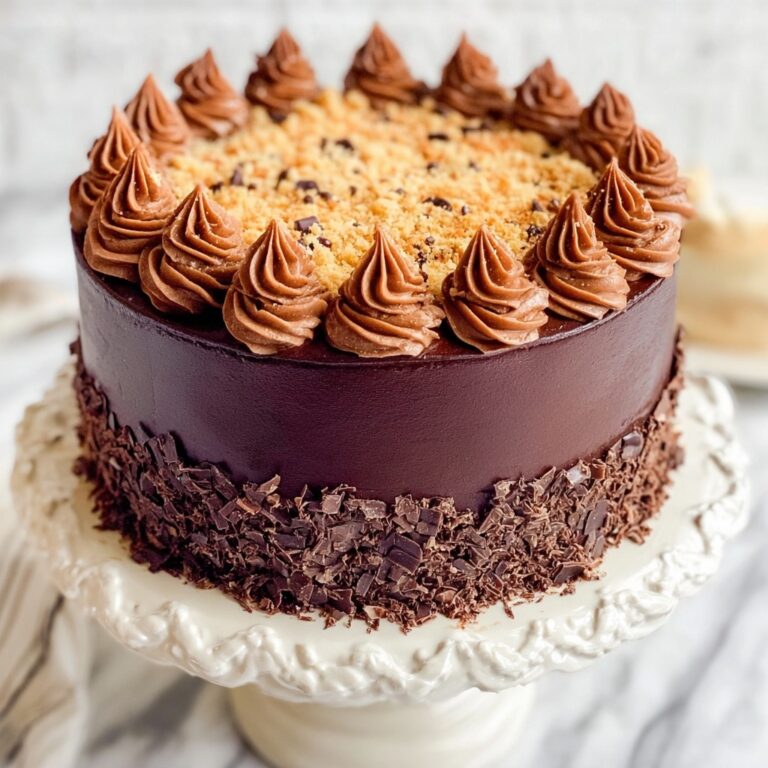 Chocolate German Cake with Coconut-Pecan Filling and Vanilla Buttercream Recipe
