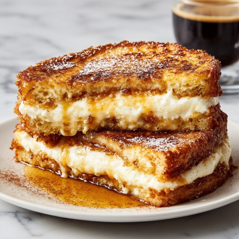 Churro Stuffed French Toast with Cinnamon Sugar Recipe