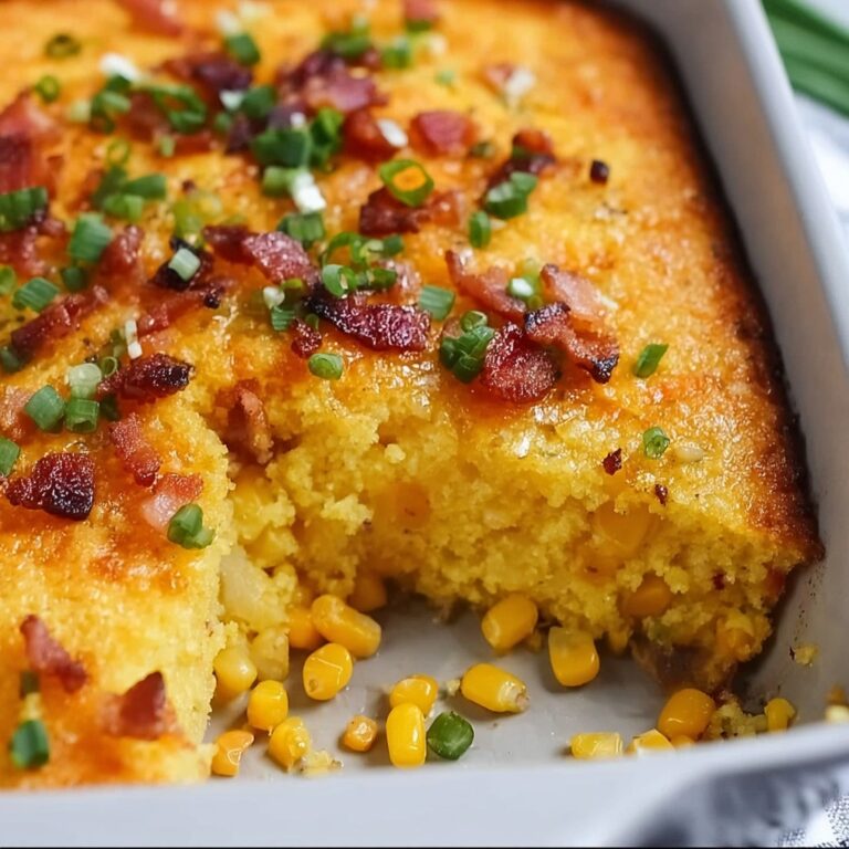 Loaded Cornbread Casserole Recipe