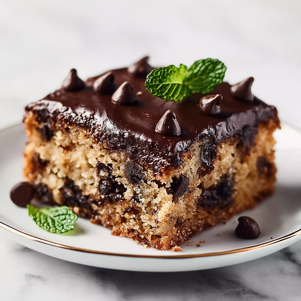 Chocolate Chip Banana Cake Recipe - Recipe Image