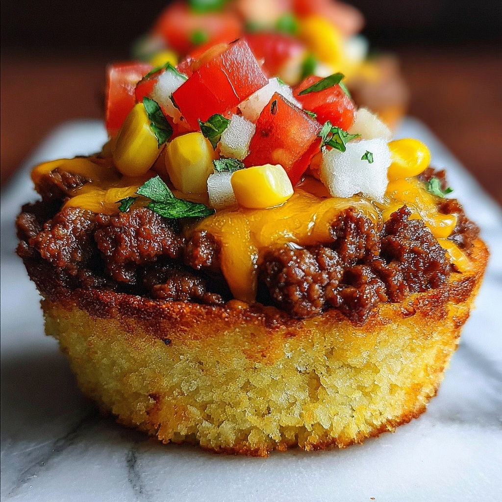 Cornbread Taco Muffins Recipe - Recipe Image