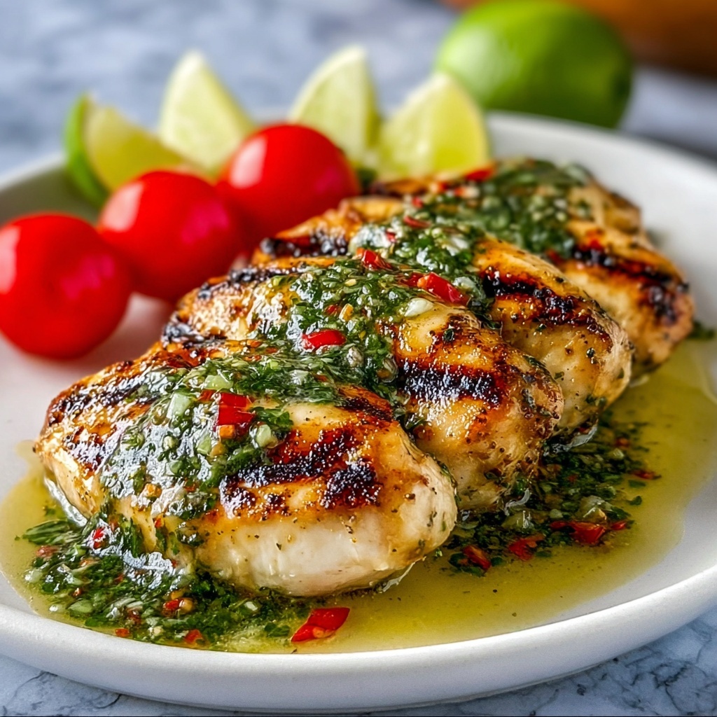 Grilled Salsa Verde Chicken with Cilantro and Cotija Recipe - Recipe Image