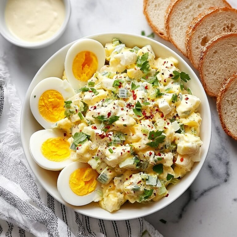 Egg Salad with Fresh Parsley, Celery, and Green Onions Recipe