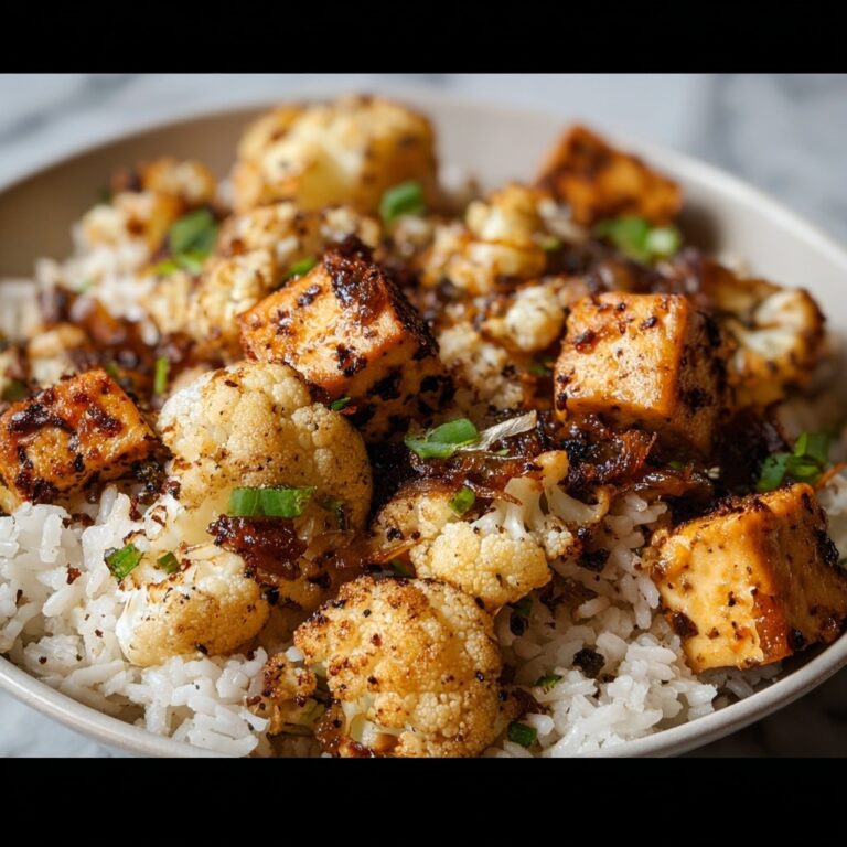 Black Pepper Tofu & Cauliflower Recipe