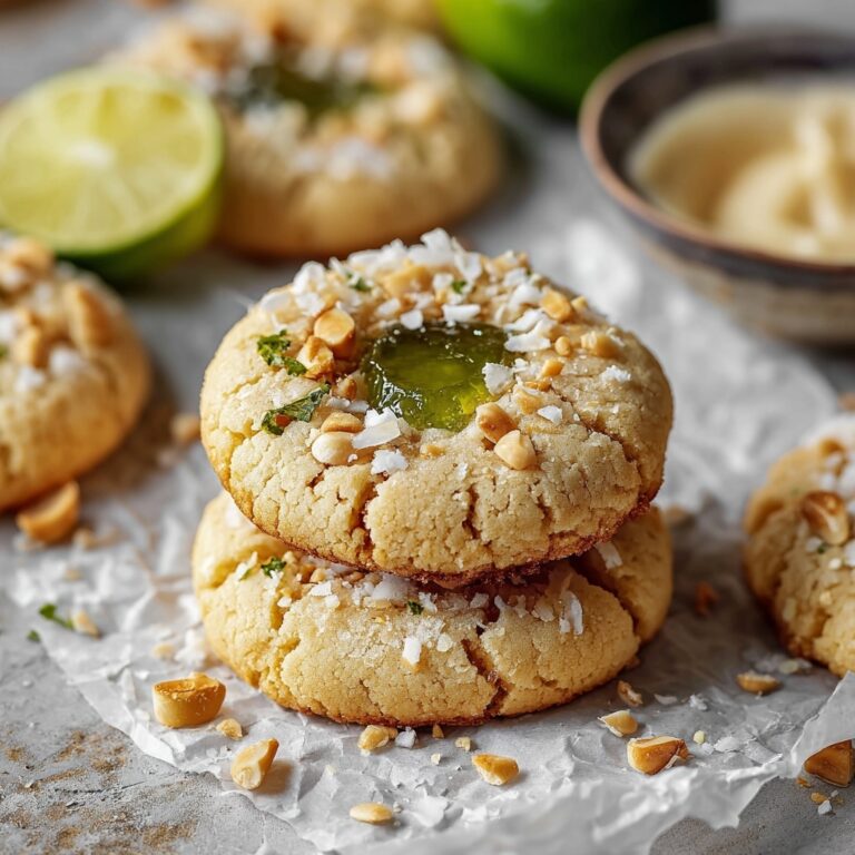 Toasted Coconut + Lime Curd + Macadamia Nut Cookies Recipe