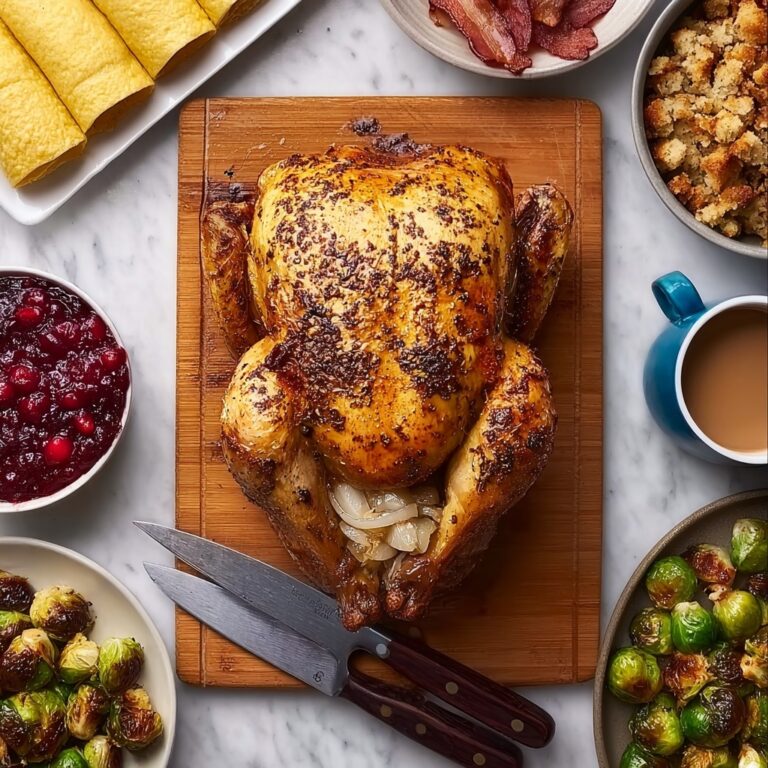 Crispy Spatchcock Turkey with Homemade Gravy Recipe