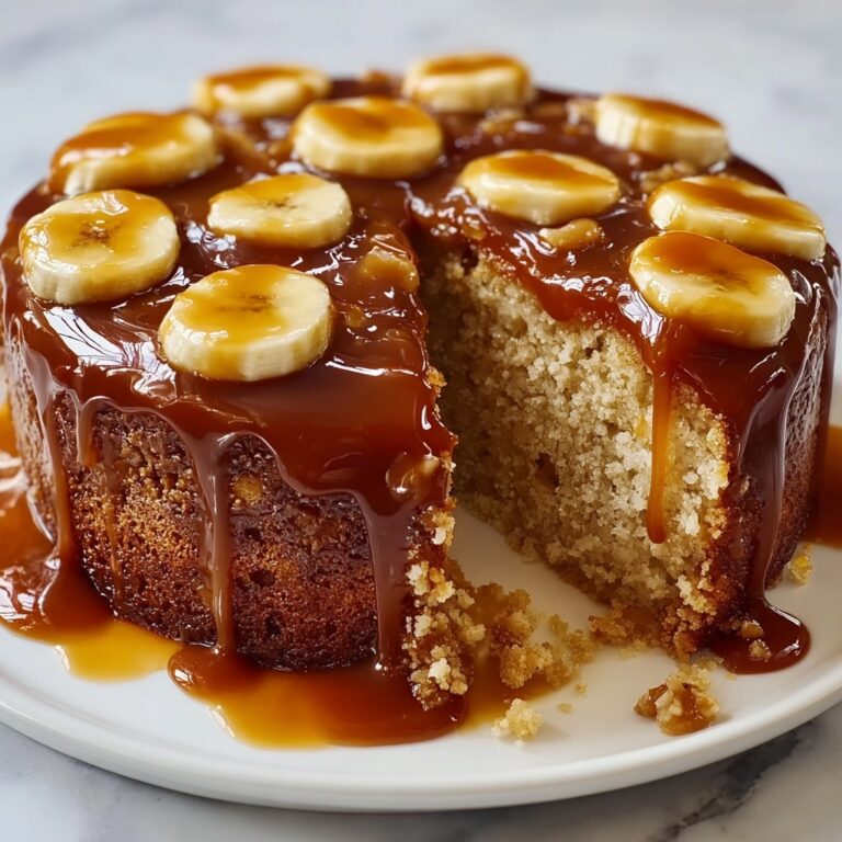 Banana Caramel Cake Recipe