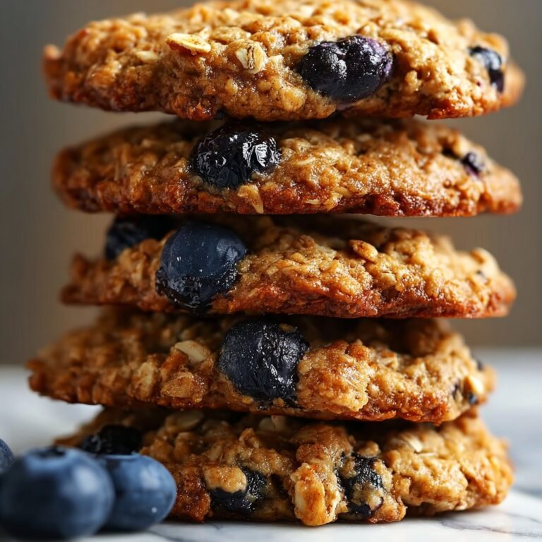 Oatmeal Protein Cookies with Blueberries Recipe