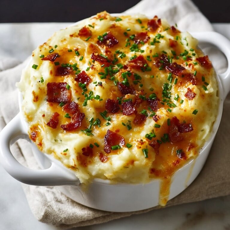 Cheesy Bacon Mashed Potato Casserole Recipe