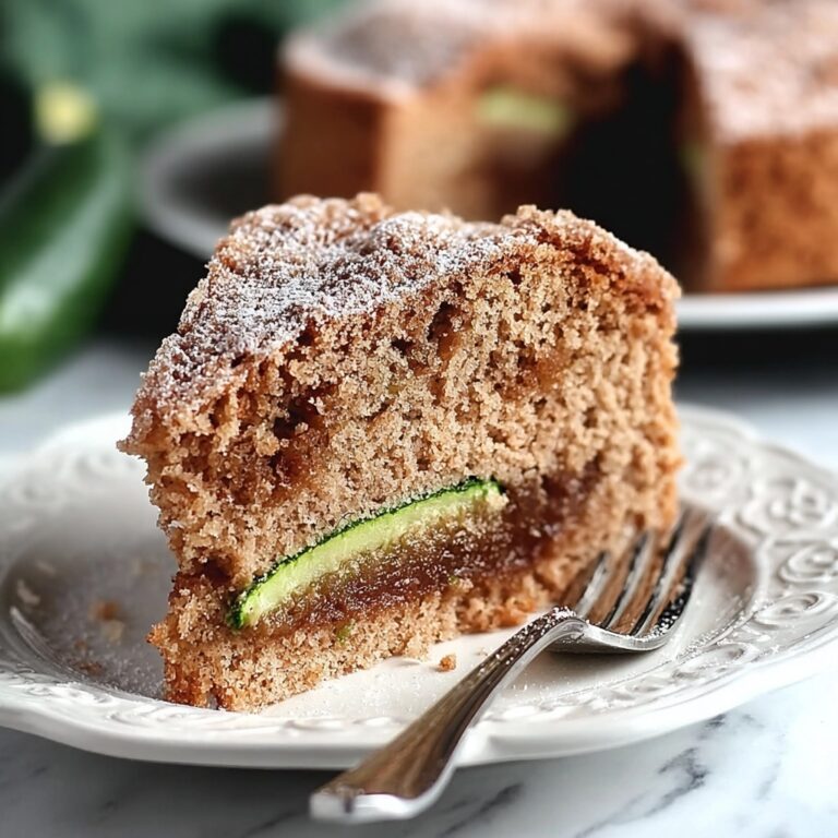 Cinnamon Zucchini Coffee Cake Recipe