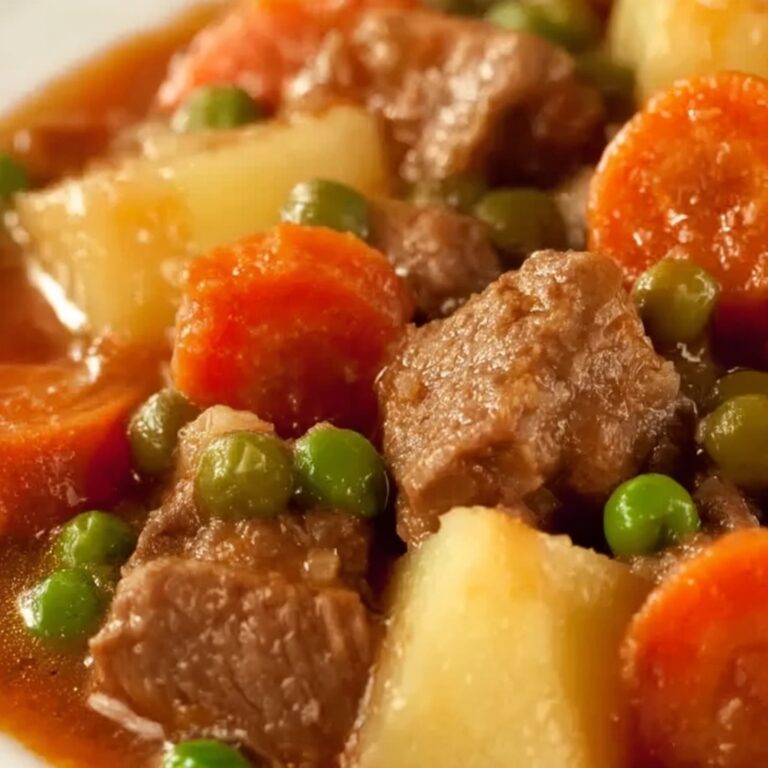 Hearty Vegetable-Meat Stew: Comfort in a Bowl Recipe