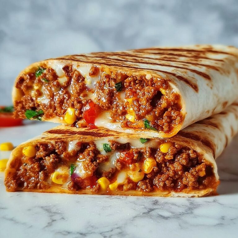 Sloppy Joe Grilled Burritos Recipe