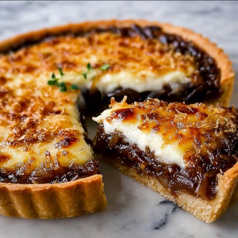 Caramelized Onion Tart with Gruyère and Thyme Recipe