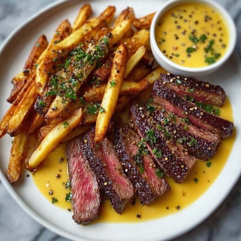 Steak Frites with Herb Béarnaise Sauce Recipe