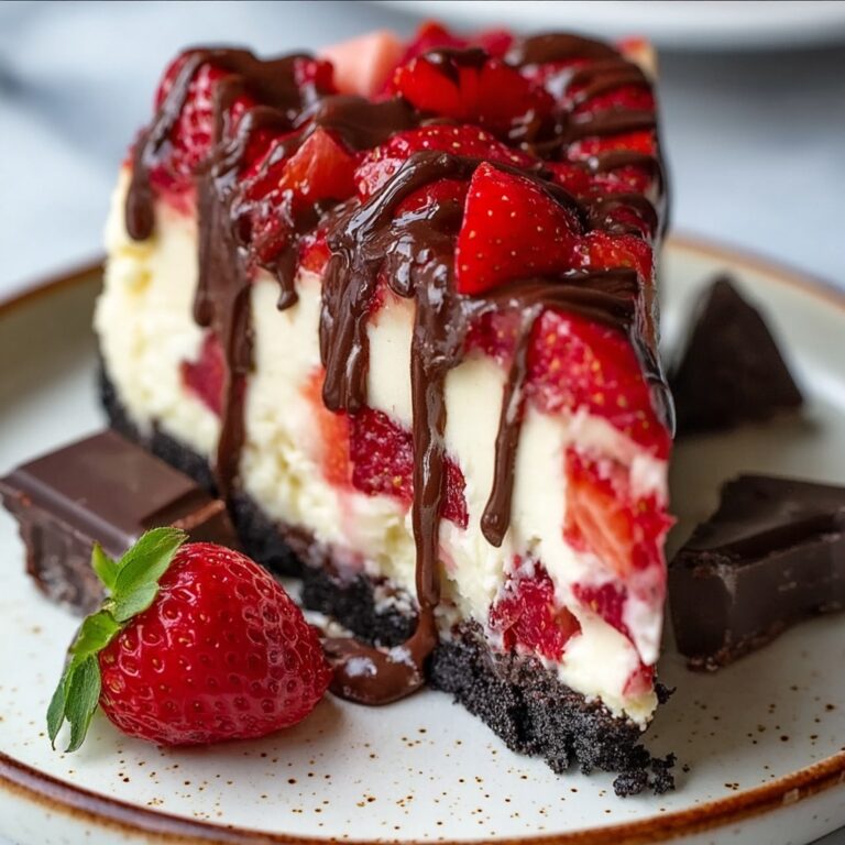 Chocolate Strawberry Cheesecake Recipe