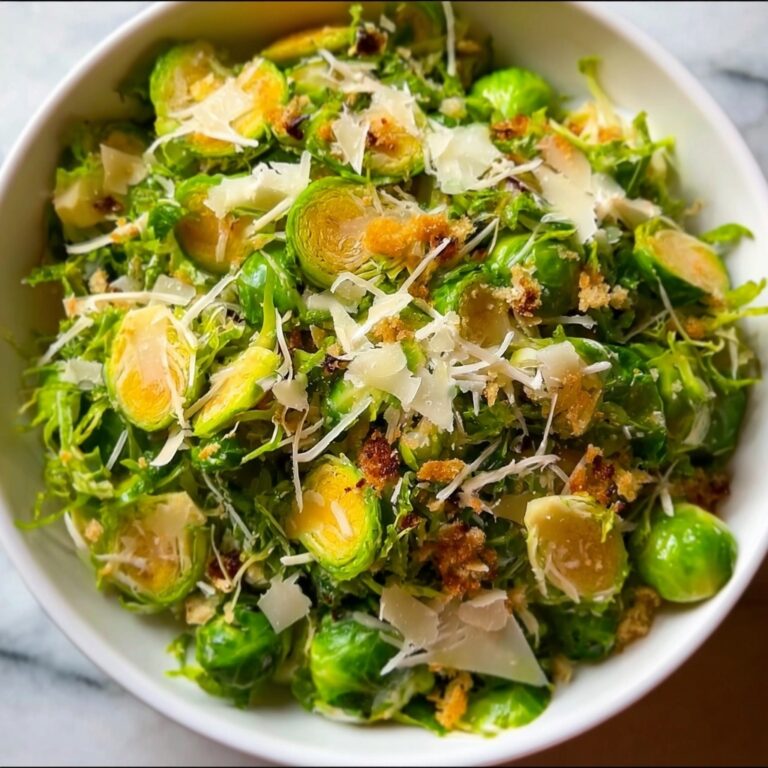 Warm Brussels Sprout Caesar Salad Recipe