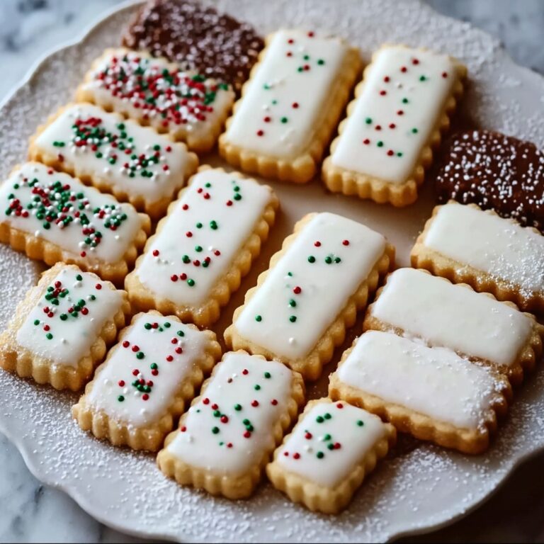 Christmas White Chocolate-Dipped Sugar Wafers Recipe