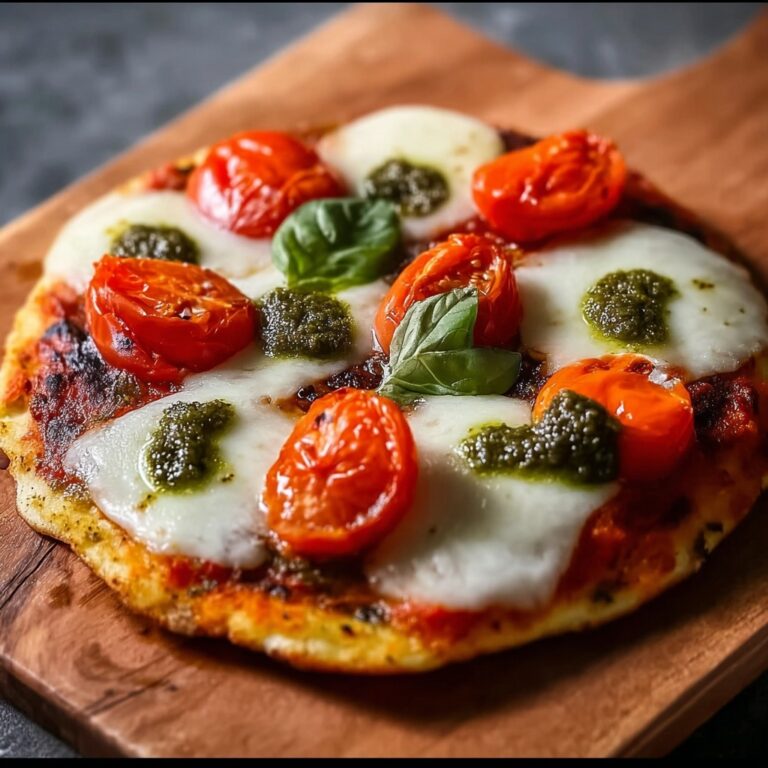 Quick Caprese Naan Pizza Recipe