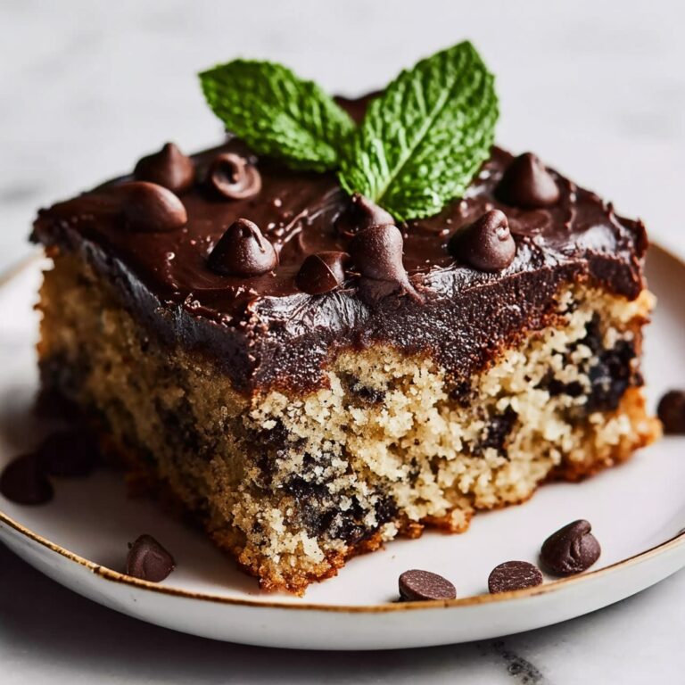 Chocolate Chip Banana Cake Recipe