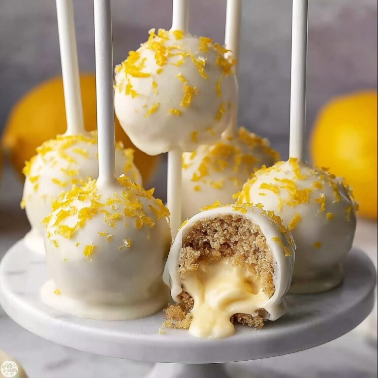 Lemon Meringue Cake Pops Recipe
