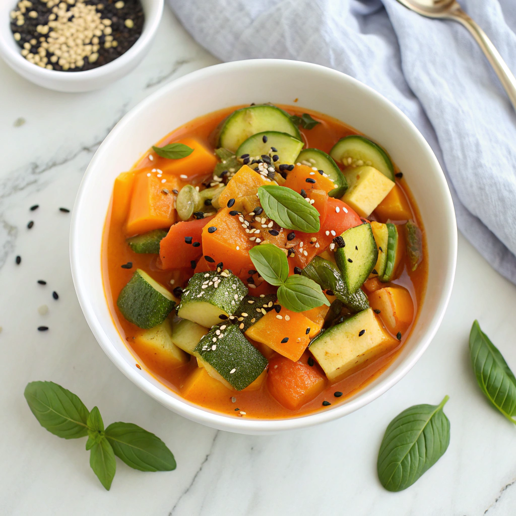 Summer Vegetable Stew Recipe - Recipe Image
