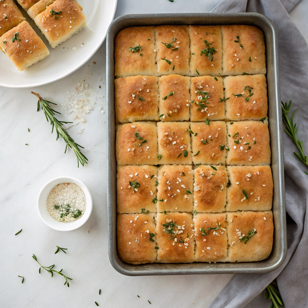Garlic Parmesan Focaccia: The Ultimate Baking Guide Recipe - Recipe Image