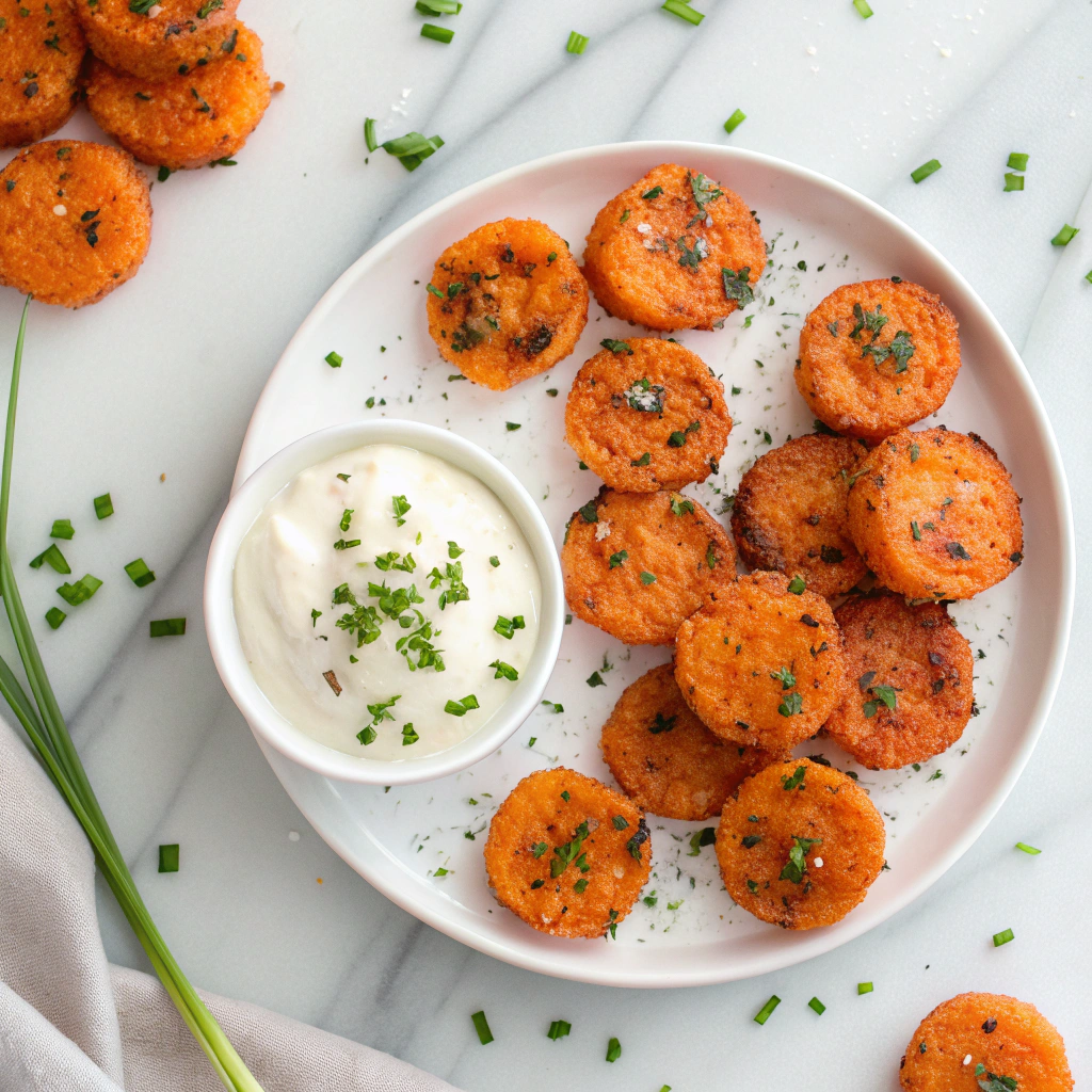 Crispy Smashed Carrots Bites Recipe - Recipe Image