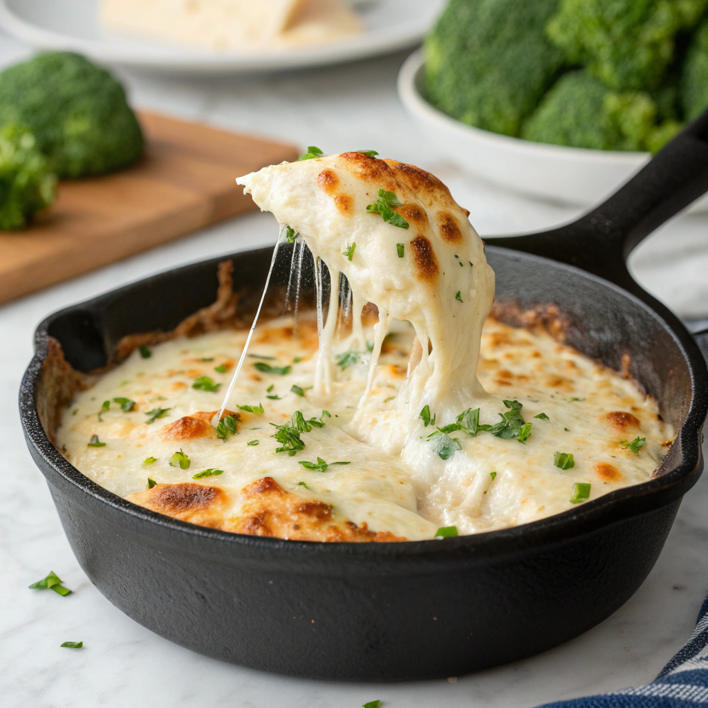 Creamy Chicken Alfredo Dip Recipe - Recipe Image