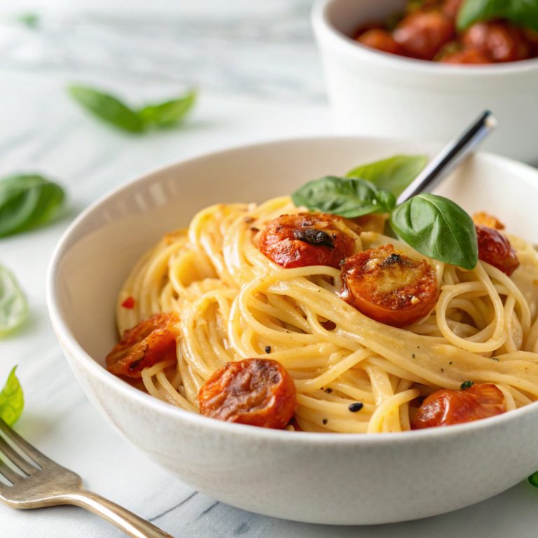 Roasted Tomato and Garlic Ricotta Pasta Recipe