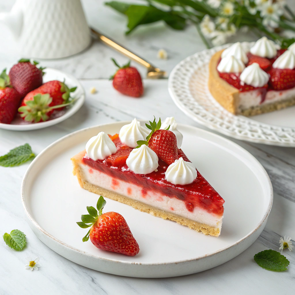 Strawberry Cool Whip Pie Recipe - Recipe Image