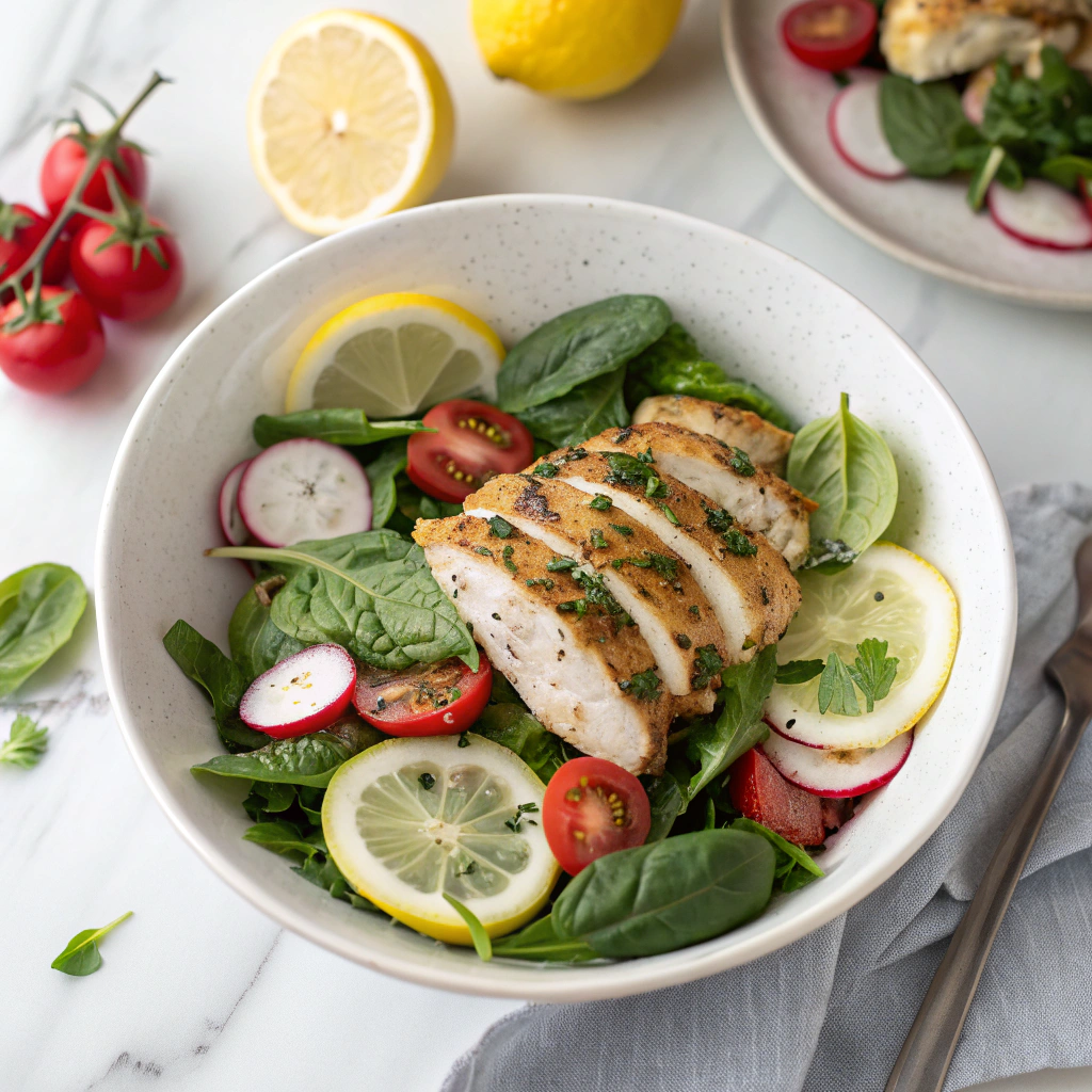 Lemon Herb Chicken Salad (Keto-Friendly) Recipe - Recipe Image