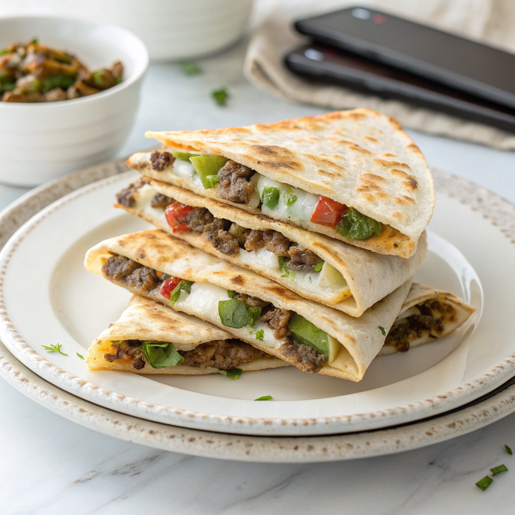 Spicy Mince Quesadillas Recipe - Recipe Image