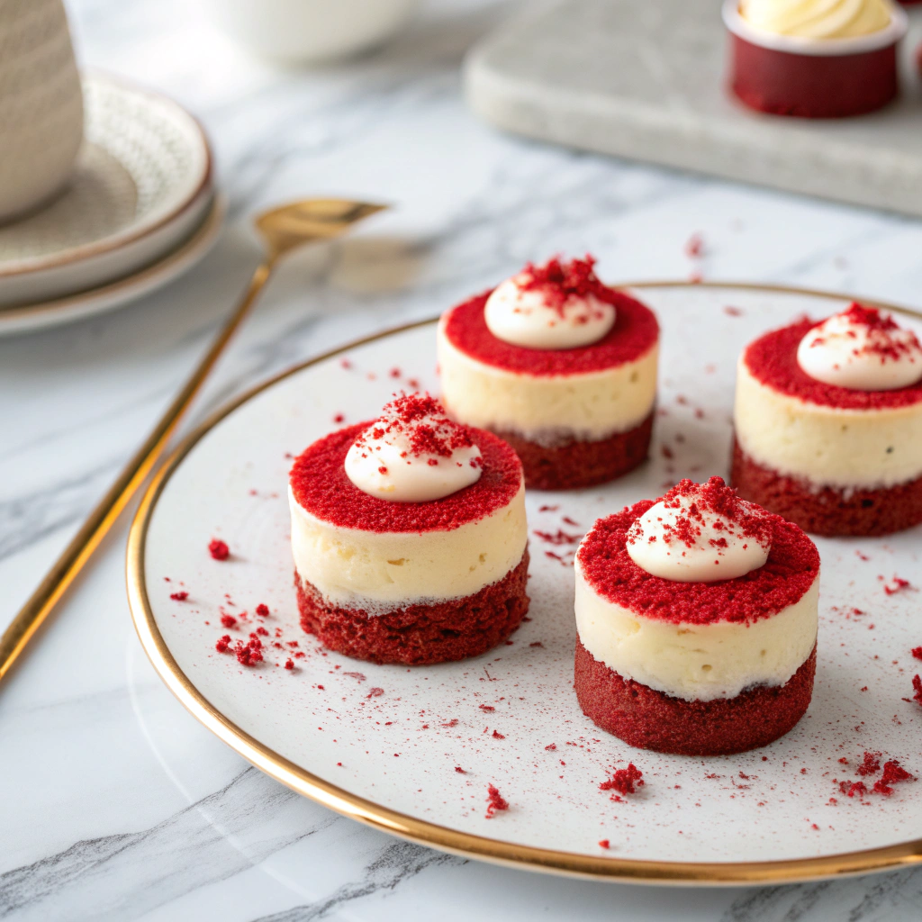 Red Velvet Cheesecake Bites Recipe - Recipe Image