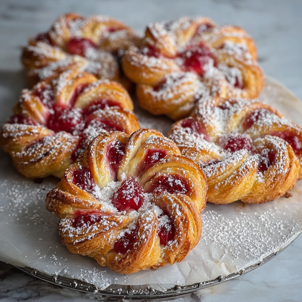 Easy Cherry Cheese Danish Recipe - Recipe Image