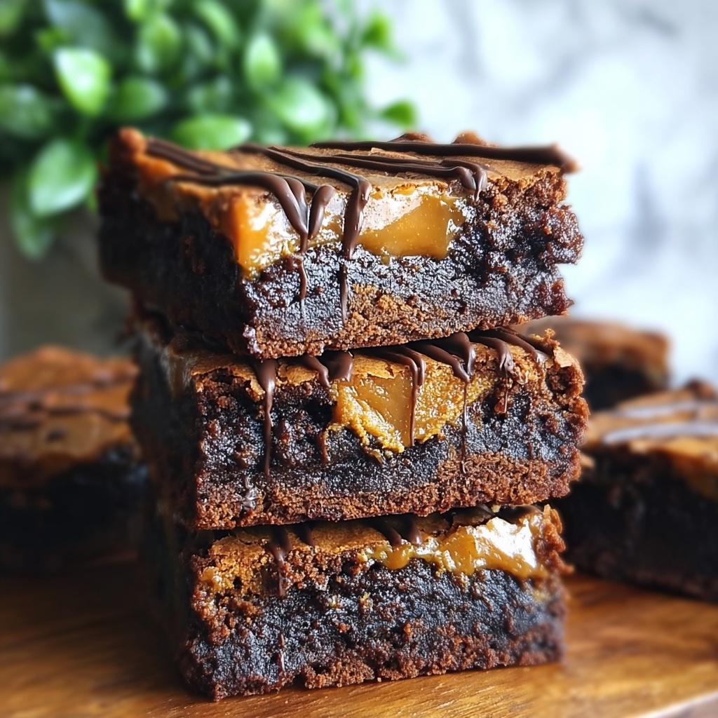 Fudgy Peanut Butter Brownies Recipe - Recipe Image