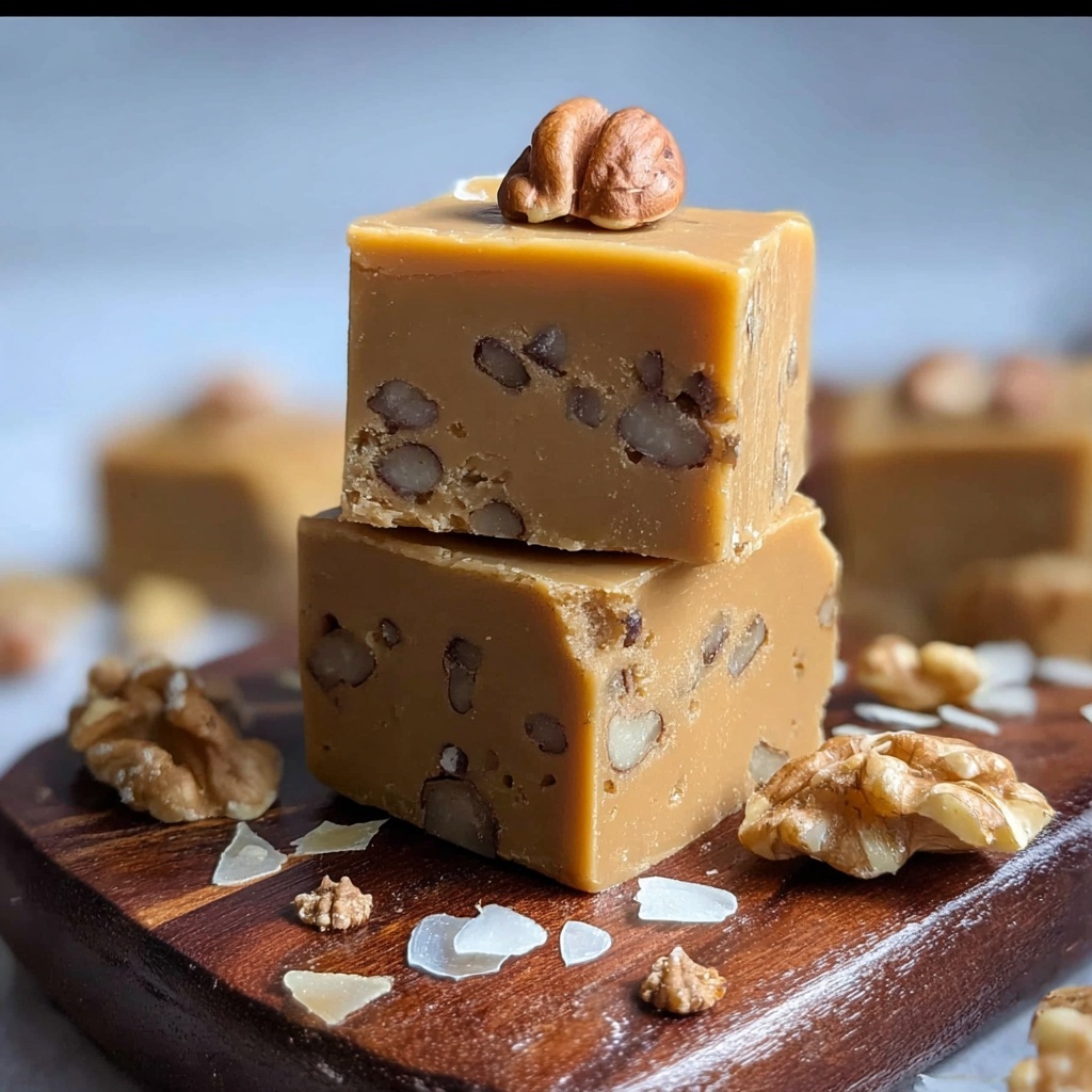 Healthy Coffee Walnut Fudge Recipe - Recipe Image