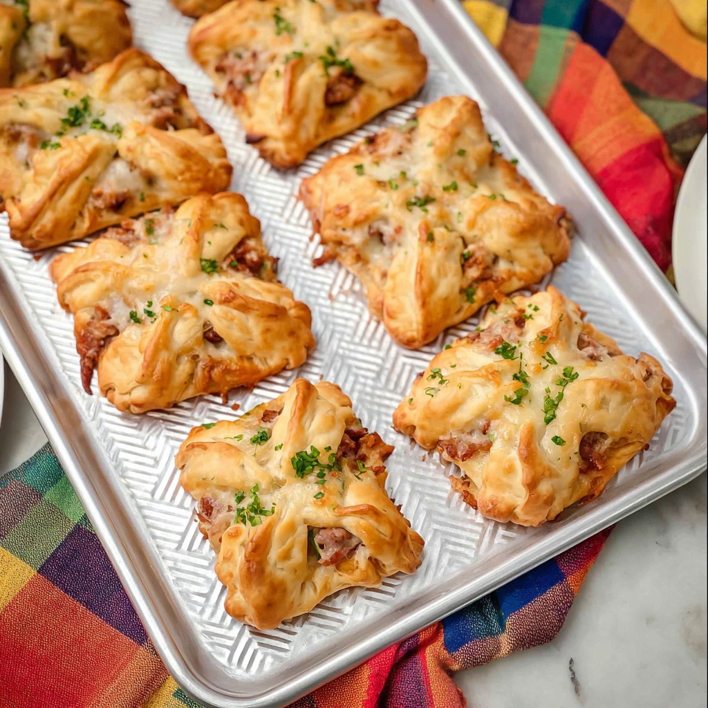 White BBQ Chicken Crescent Bites Recipe - Recipe Image